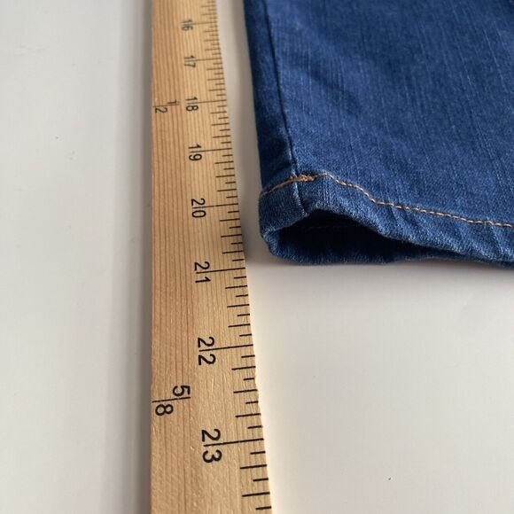 Gloria Vanderbilt Capri Jeans Womens Plus Size 18 Amanda Blue Stretch Straight - Picture 5 of 8